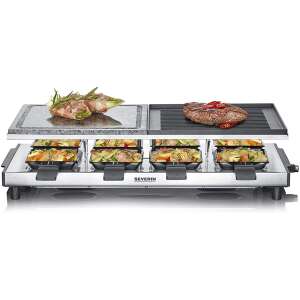 Severin RG2373 Raclette Grill - 8 személyes, lávaköves