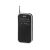 Nahaufnahme des Akai APR-350 schwarzen Taschenradios