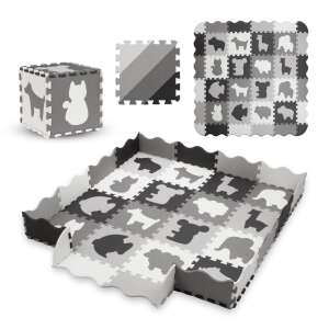 Kidwell Happy Love Szivacs puzzle 150x150cm (36db 30x30cm) #szürke-fehér 36274366 Szivacs puzzle