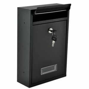 Zárható fém postaláda 2 db kulccsal 