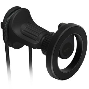 UNIQ Trelix mágneses autós telefontartó szellőzőrácsra - Fekete - UNIQ