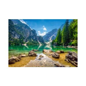 Heaven's Lake jigsaw puzzle image, scenic mountain lake landscape - Puzzle