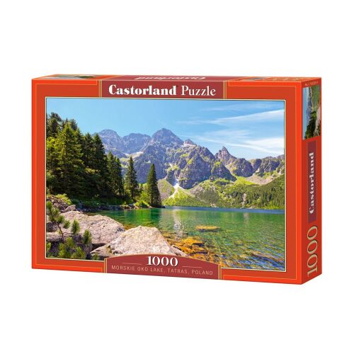 Castorland Morskie Oko tó 1000 darabos kirakós puzzle doboz.