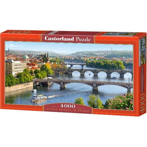 Puzzle 4000 dielikov. Mosty Moldavy v Prahe