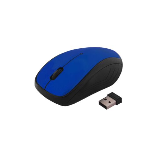 Art Optical AM-92 blue wireless mouse with USB receiver