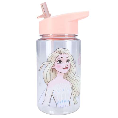Бутилка за вода Disney Frozen Elsa със сламка, 450 ml