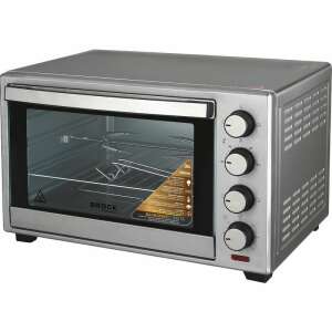 Cuptor electric mini Brock TO 3001 SS, argintiu, 30L, 1600W, funcție grill, cronometru, 100-230°C - Minicuptoare