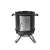 Barbecook Oskar S smoker and grill, black, 40cm diameter, open grill
