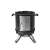 Barbecook Oskar S smoker and grill, black, 40cm diameter, open grill