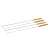 Barbecook BC-ACC-7068 4-piece skewer set with wooden handles, 43cm, FSC certified