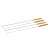 Barbecook BC-ACC-7068 4-piece skewer set with wooden handles, 43cm, FSC certified