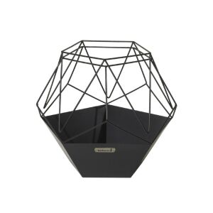 Barbecook Jura fire pit, black steel outdoor fire basket - Barbecook