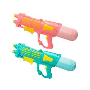 WaterWow Wasserpistole, rosa und türkis, 50 cm, 8 Meter Reichweite, Sommerspaß, Wasserschlacht - Strandartikel