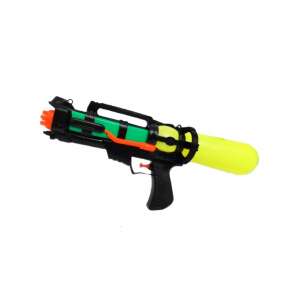 WaterWow 42cm Wasserpistole, schwarz, grün, rot und gelb, großer Tank, starker Wasserstrahl - Strandartikel