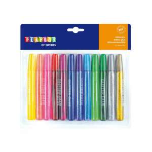 PlayBox of Sweden csillámragasztó készlet, 12 választható színben, 13ml-es kiszerelésben - Playbox