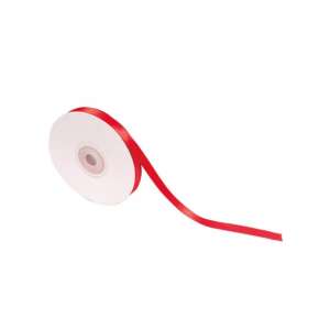 Panglică de satin roșie PlayBox de 10 mm, 30 metri lungime - Ambalaje cadouri