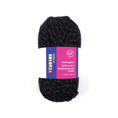 PlayBox of Sweden fekete reflexfonal, 50g, 84m