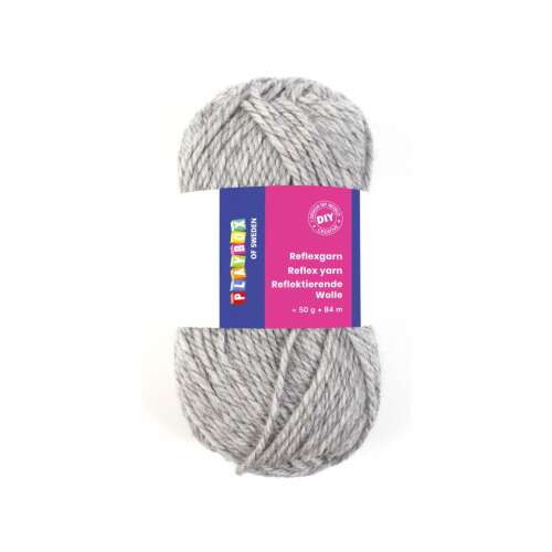 PlayBox Szürke Kötőfonal, Reflex, 50g, 84m