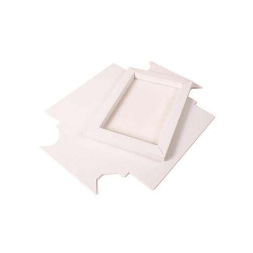 10 db-os A4-es fehér papír képkeret szett, tökéletes kézműves projektekhez, rajzokhoz és művészeti alkotásokhoz