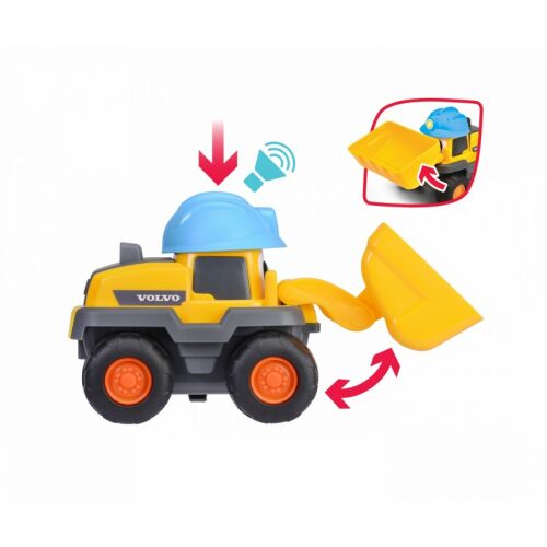 Simba Toys Volvo ABC Lucy Loader toy excavator with sound effects
