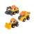 Volvo ABC Builder Team construction vehicles set, includes excavator, dump truck and bulldozer, toy for kids