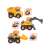 Volvo ABC Builder Team construction vehicles set, includes excavator, dump truck and bulldozer, toy for kids, multiple angles