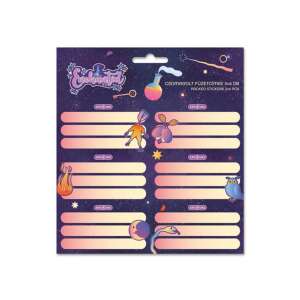 Ars Una Enchanted 18 darabos füzetcímke csomag mágikus lényekkel és tárgyakkal lila csillagos háttérrel - Füzetcímke