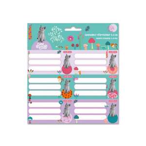 Etichete pentru caiete Ars Una Cute Animals cu pisici, 3 coli cu 6 etichete fiecare, în total 18 etichete - Ars Una