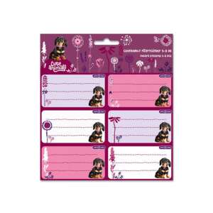 Etichete pentru caiete Ars Una Animale Drăguțe Câine, 18 etichete cu modele drăguțe de câini - Ars Una