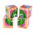 Fa kocka puzzle with watermelon image, wooden fruit puzzle for kids