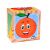 Wooden cube puzzle with orange, strawberry and banana images, fruit block puzzle
