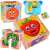 Wooden fruit puzzle cubes with strawberry, orange, watermelon, and grape images, 4 pieces, for toddlers