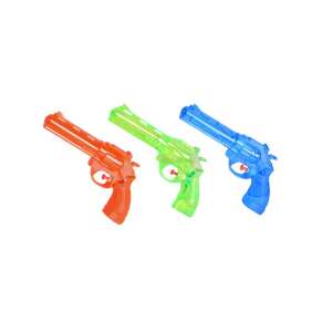 WaterWow Revolver vízipisztoly, 24cm, többféle színben, átlátszó, piros, zöld, kék - Vízipisztoly