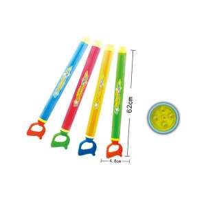 WaterWow 62cm Pumpen-Wasserpistole in blau, rot, gelb und grün - Strandartikel