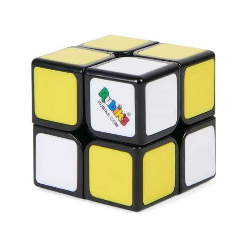 Rubik's Apprentice 2x2 Puzzle-Würfel, schwarz und gelb, Spin Master