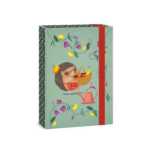 Ars Una A4-es füzetbox egy aranyos sünis mintával, ideális iskolai kellékek tárolására