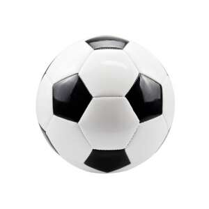 Traditioneller schwarz-weißer Fußball, 23cm - Sport & Freizeit