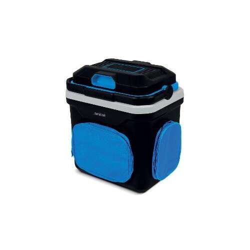 Sencor SCM 3224BL-EUE4 car cooler, black and blue, side view