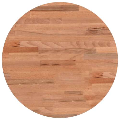 vidaXL Kerek Bükkfa Asztallap - Ø40cm x 4cm