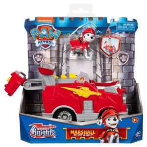 Paw Patrol Rescue Knights Marshall Deluxe Vehicle toy car, packaged - Spin Master