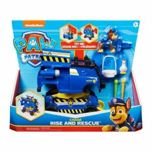 Paw Patrol Rise and Rescue Chase Transforming Vehicle with Figure in Packaging - Spin Master