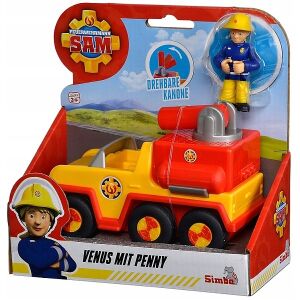 Simba Sam the Fireman Venus Fire Truck with Penny Figure Toy - Toy