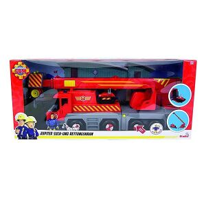 Sam the Fireman Jupiter Fire Truck Crane 2in1 Playset by Simba, packaged - Toy