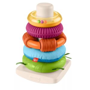 Fisher-Price Kis Kezek Gyűrűpiramis jucărie turn cu inele pentru bebeluși - Fisher Price Jocuri si jucării educative