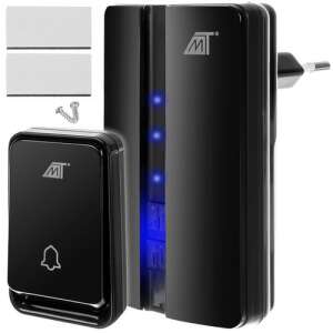 Soneria wireless Malatec cu 51 de tonuri, negru, impermeabil IP44 97969419 - Sonerii