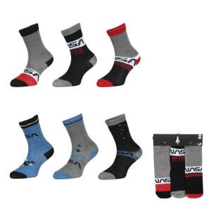 6er Pack NASA Space Agency Socken für Jungen, Größe 23-26 - NASA