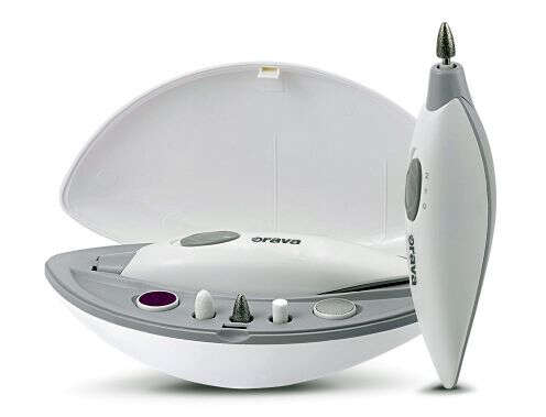 Orava 5-in-1-Set für perfekte Pediküre und Maniküre Lyra, weiß