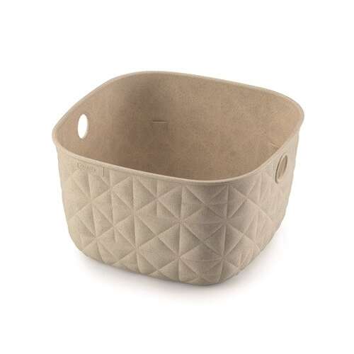 Cutie de depozitare din plastic CURVER Softex XS bej, cu mânere, 3 litri