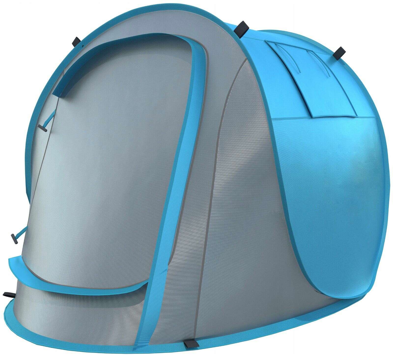 l3e tourist Strandsátor strandon, kertben való pihenéshez 2,1x1,3x0,9m, kék