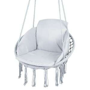 Scaun suspendat gri cu pernă, marca Carruzzo - Sersimo